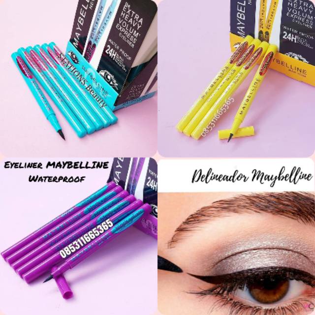 Eyeliner maybelline deals spidol