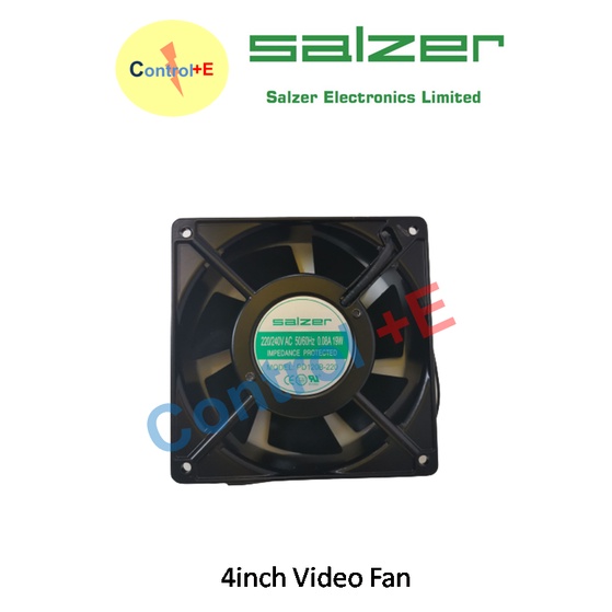 SALZER 4 INCH 240V VIDEO/AXIAL FAN C/W BALL BEARING (INDIA) | Shopee ...