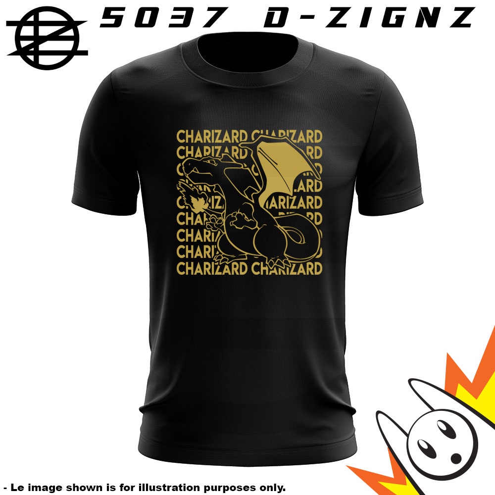POKEMON Red Charizard Shirt - Heat Transfer | Shopee Malaysia