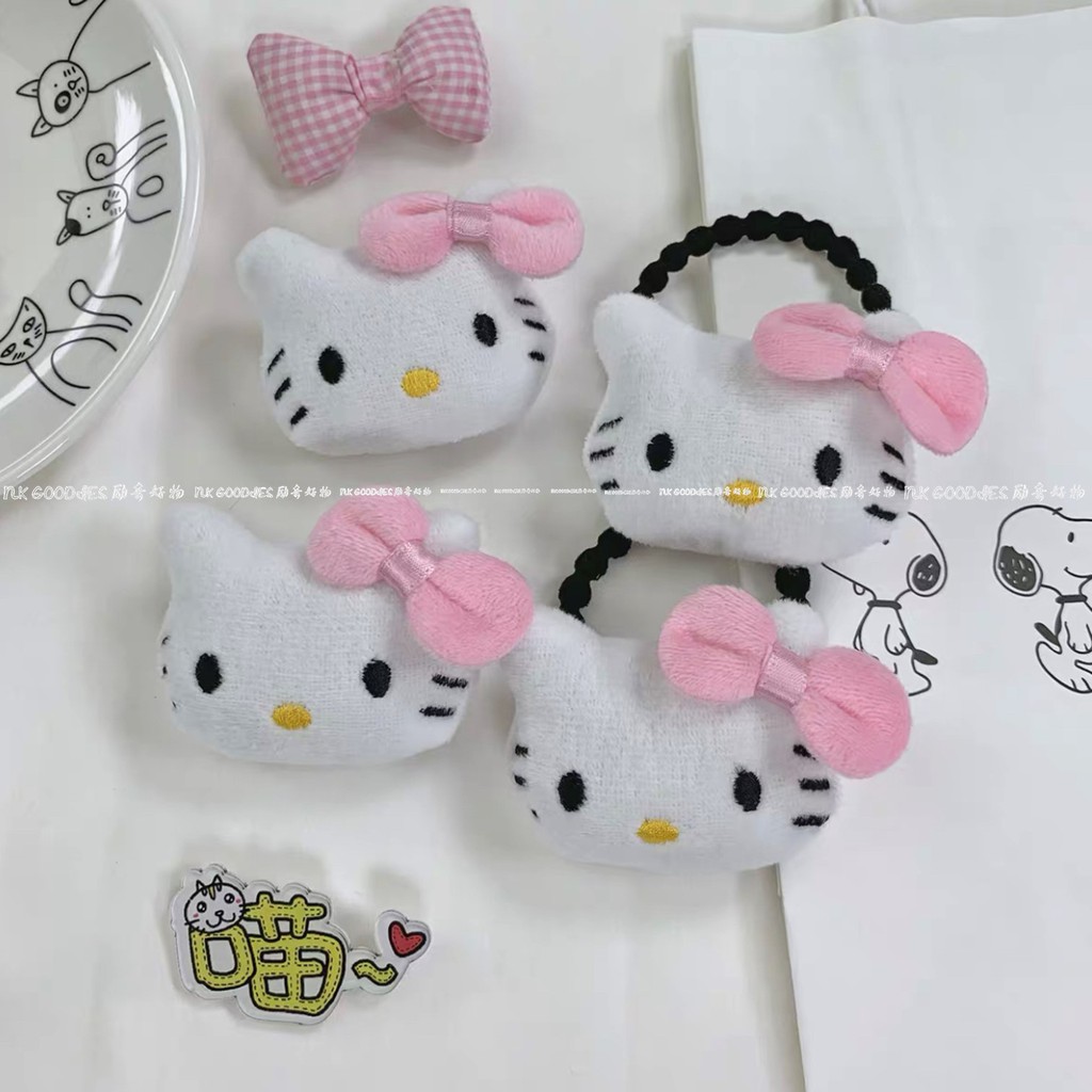 HELLO KITTY Rubber Hair Rope 凯蒂猫卡通发圈 | Shopee Malaysia