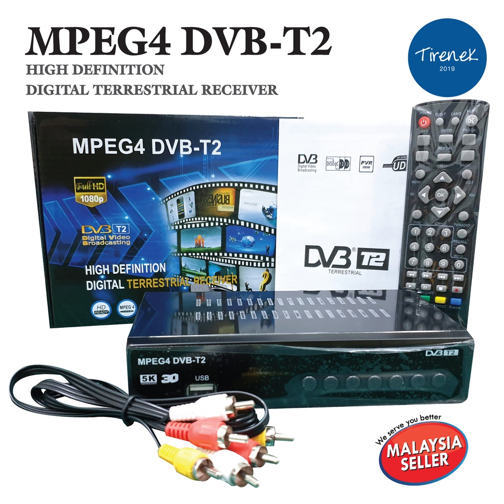 MPEG4 DVBT2 HIGH DEFINITION DIGITAL TERRESTRIAL RECEIVER DECODER MYTV