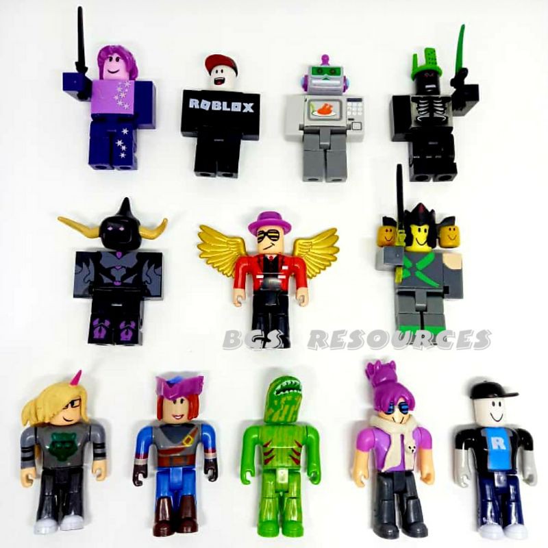 12PCS ROBLOX FIGURES ROBLOX TOYS RED HEADSTACK AZUREWRATH SHOULDER DEV ...