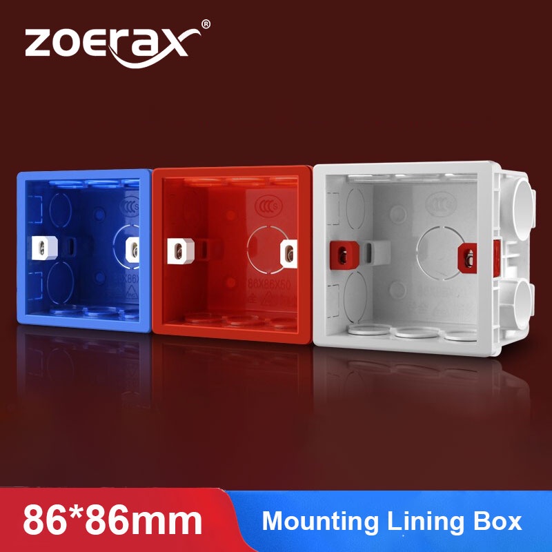 ZoeRax Mounting Box Cassette Switch Socket Junction Box Hidden