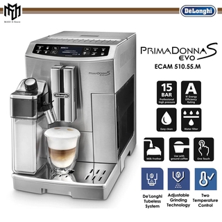 Delonghi ECAM510.55 PrimaDonna S Evo Fully Automatic Coffee Machine ECAM510.55.M ECAM510.55M