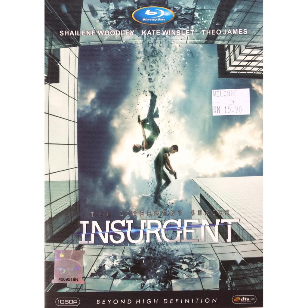 English Movie The Divergent Series Insurgent DVD Import Full HD