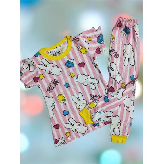 (1Y - 8Y)100% COTTON LEMBUT PREMIUM SDM-PYJAMAS PAJAMAS SLEEPWEAR BAJU ...