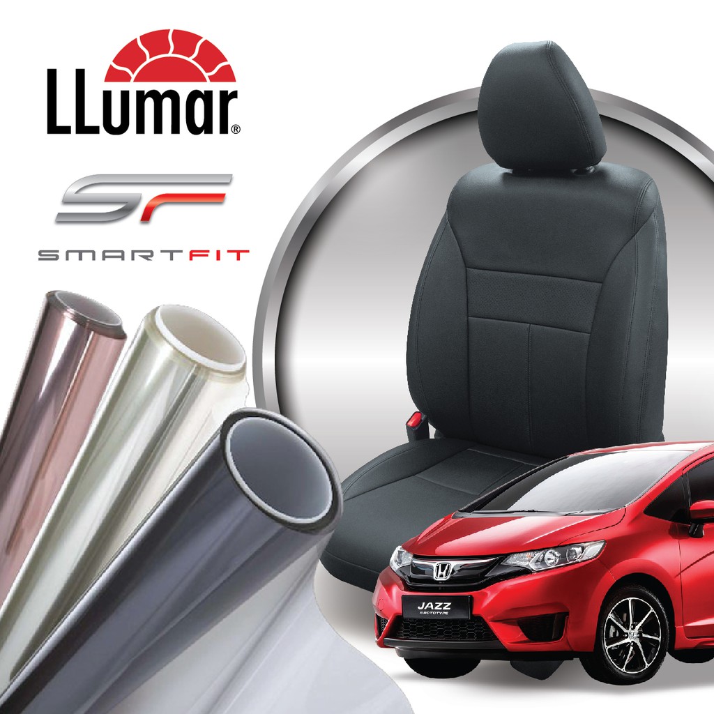 Honda Jazz V 2014 Car Leather Seat Cover with LLumar AirSeries (6 mil) Shopee Malaysia