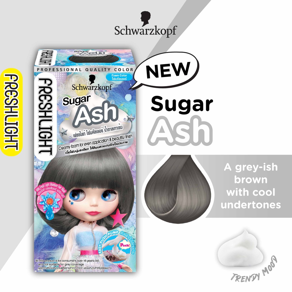 Schwarzkopf Freshlight Color Foam Sugar Ash (30ml) Shopee Malaysia