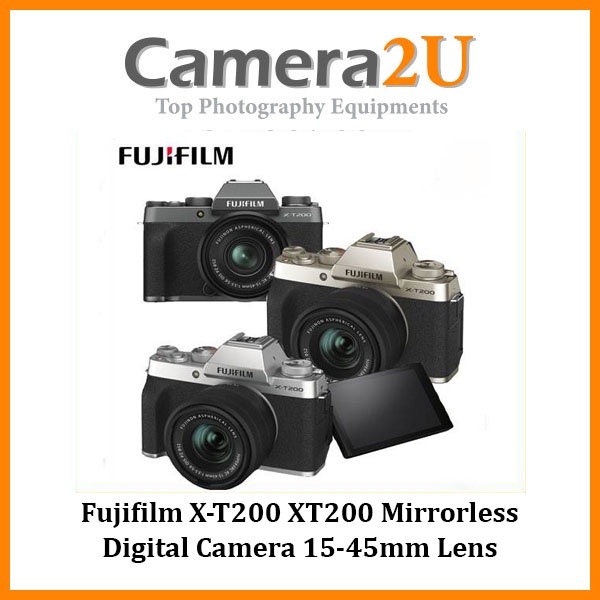 Fujifilm XT200 XT200 Mirrorless Digital Camera 1545mm Lens + 32GB