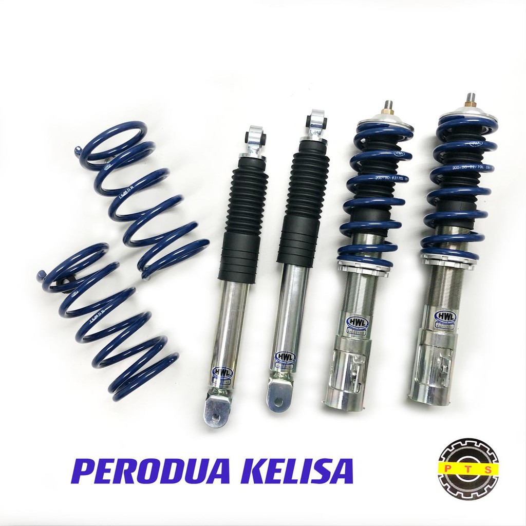 Adjustable Absorber ** PERODUA KELISA KENARI HWL MT1 Hi Low Sport Adjustable Absorber [100 NEW