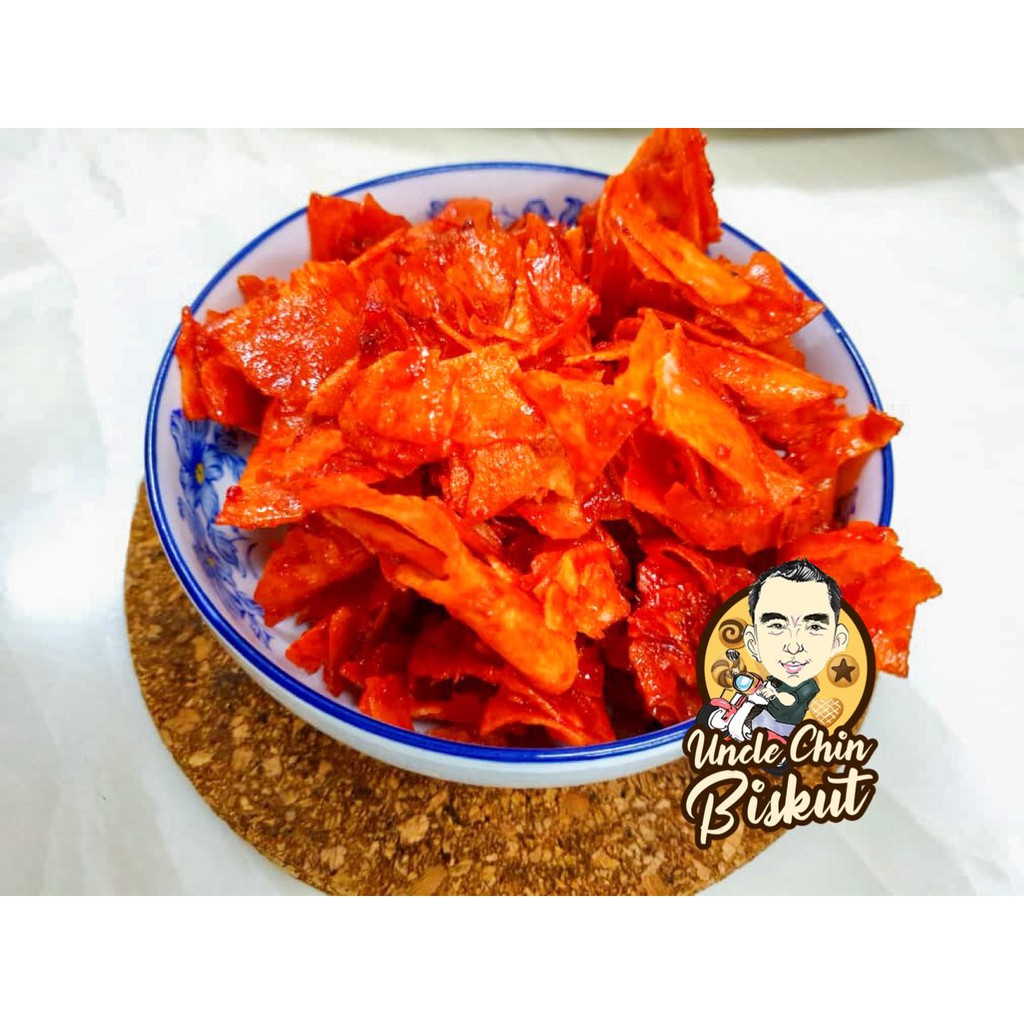 Chilli Tapioca Chips / Kerepek Ubi Sambal [300 grams] | Shopee Malaysia