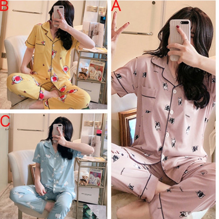 Milk Silk Pyjama Set Pijama Woman