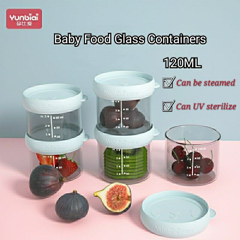 Baby Food Glass Containers/Milk Powder Storage Glass Containers/Baby