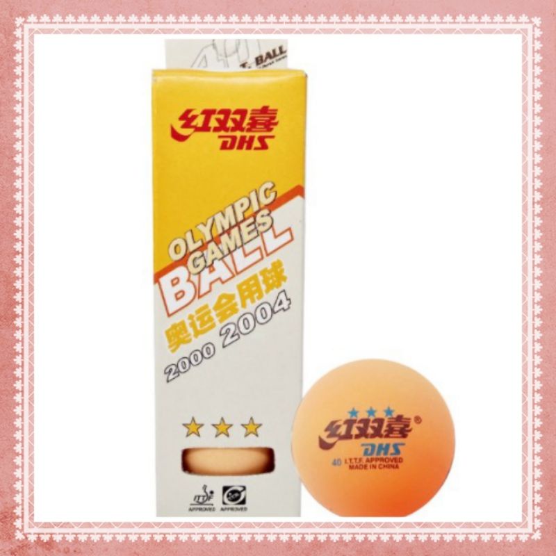 DHS PingPong Balls 3 Stars(PER BOX) Shopee Malaysia