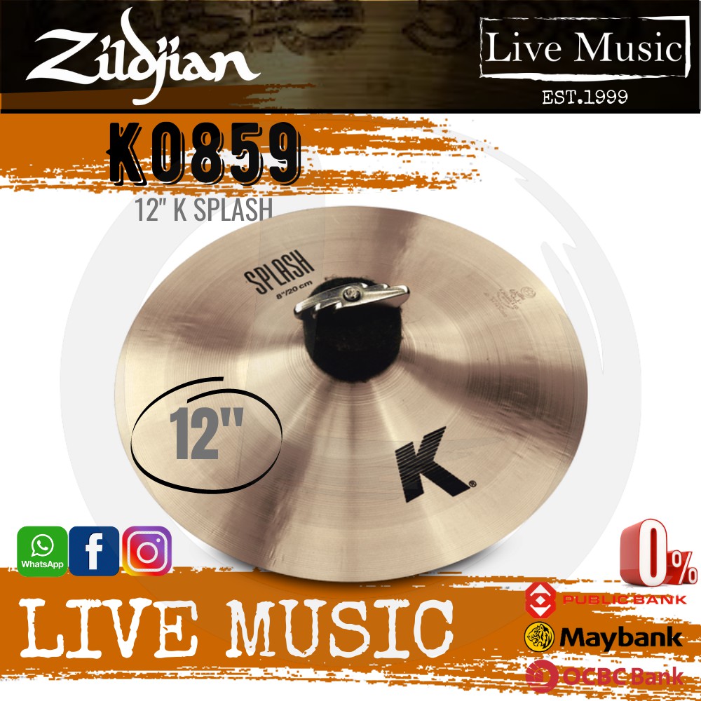 Zildjian k store splash 12