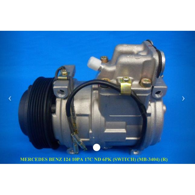 *WARRANTY**COMPRESSOR 10PA17C REAR WITH SWITCH (MERCEDES BENZ W124 W126 ...