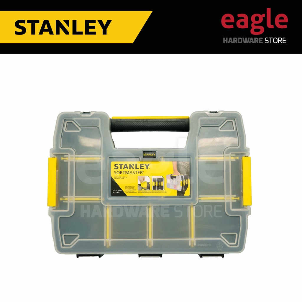 Stanley SoftMaster Small Parts Light Organizer Tools Storage 12