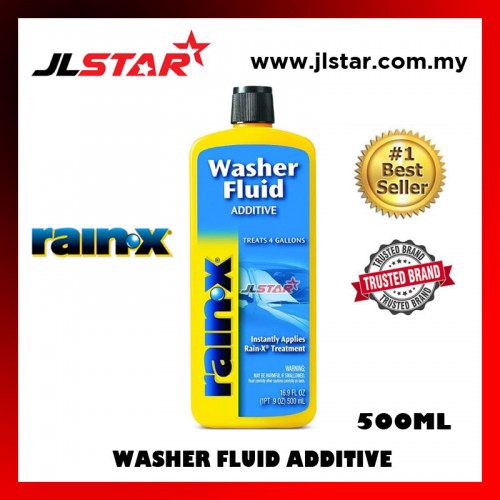 RAIN-X / RAIN X / RAIN - X / RAINX WASHER FLUID ADDITIVE 500ML 100%  ORIGINAL APPLIES TREATMENT LIQUID CLEANER JLSTAR CAR
