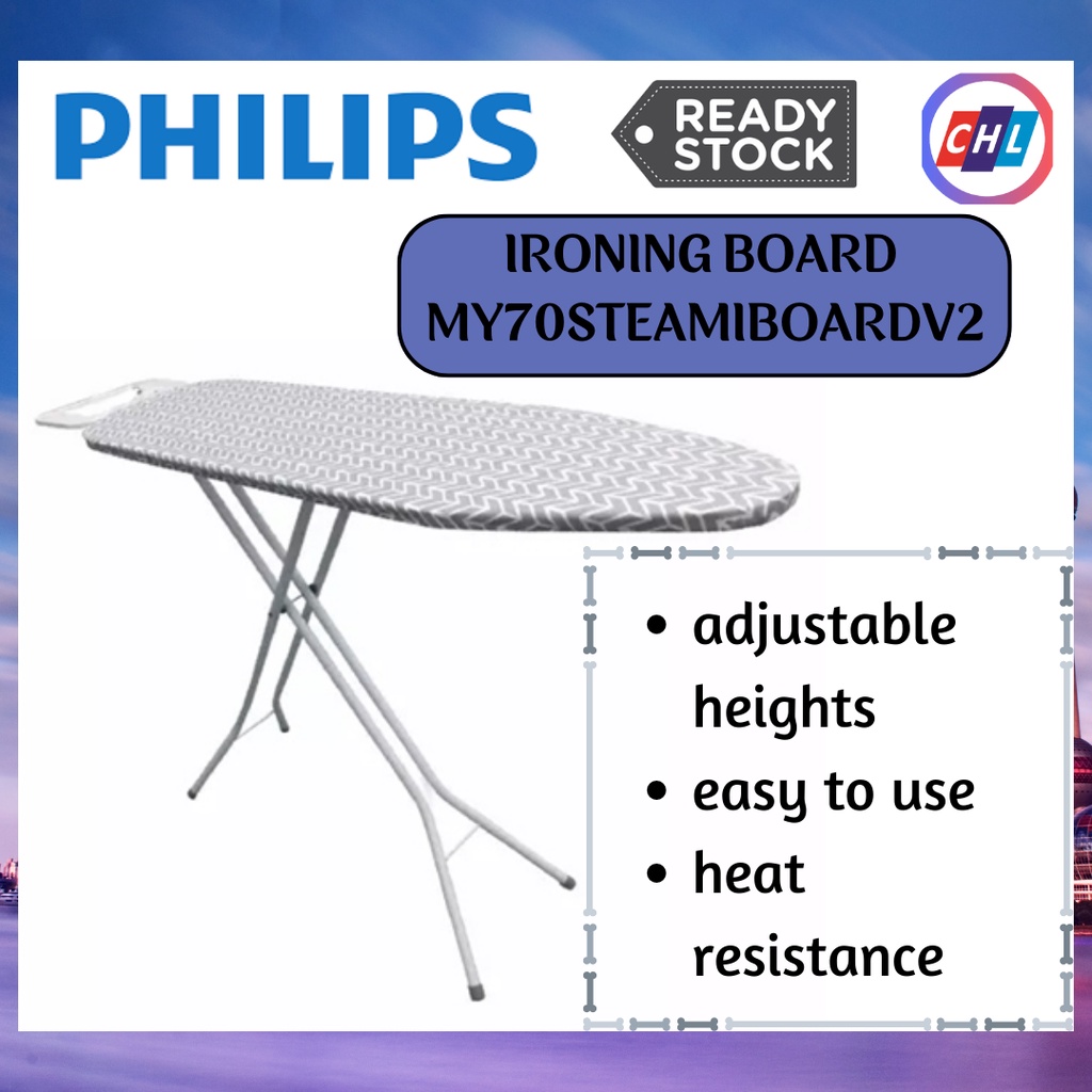 Philips Ironing Board MY70V2 For Steam & Dry Iron Use Iron Board