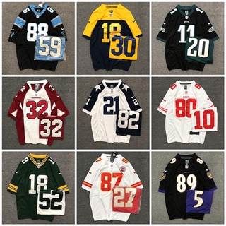 Retro American Football Jerseys No. 18 Name And Number Embroidered