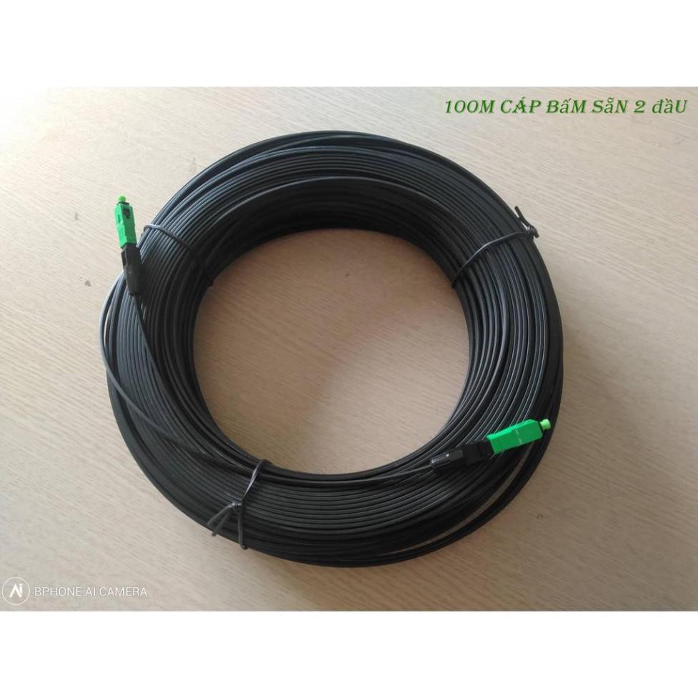 100m Pre Pressed Optical Cable 2 Fast Sc Ends 100m Fiber Optic Cable Shopee Malaysia 5739