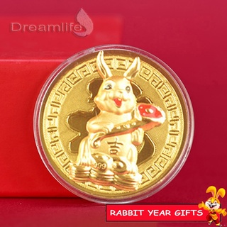 LUCKY 2023 Chinese New Year Gold RABBIT 中国传统新年 Red Envelope