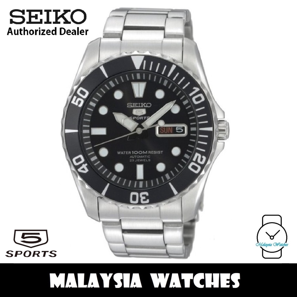 Seiko 5 Sports SNZF17K1 Gents Automatic 100m Stainless Steel