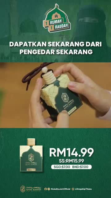 🔥RINDU RAUDAH FAST SELLING READY STOCK 🔥 💯 RINDU RAUDAH AIR FRESHENER ...