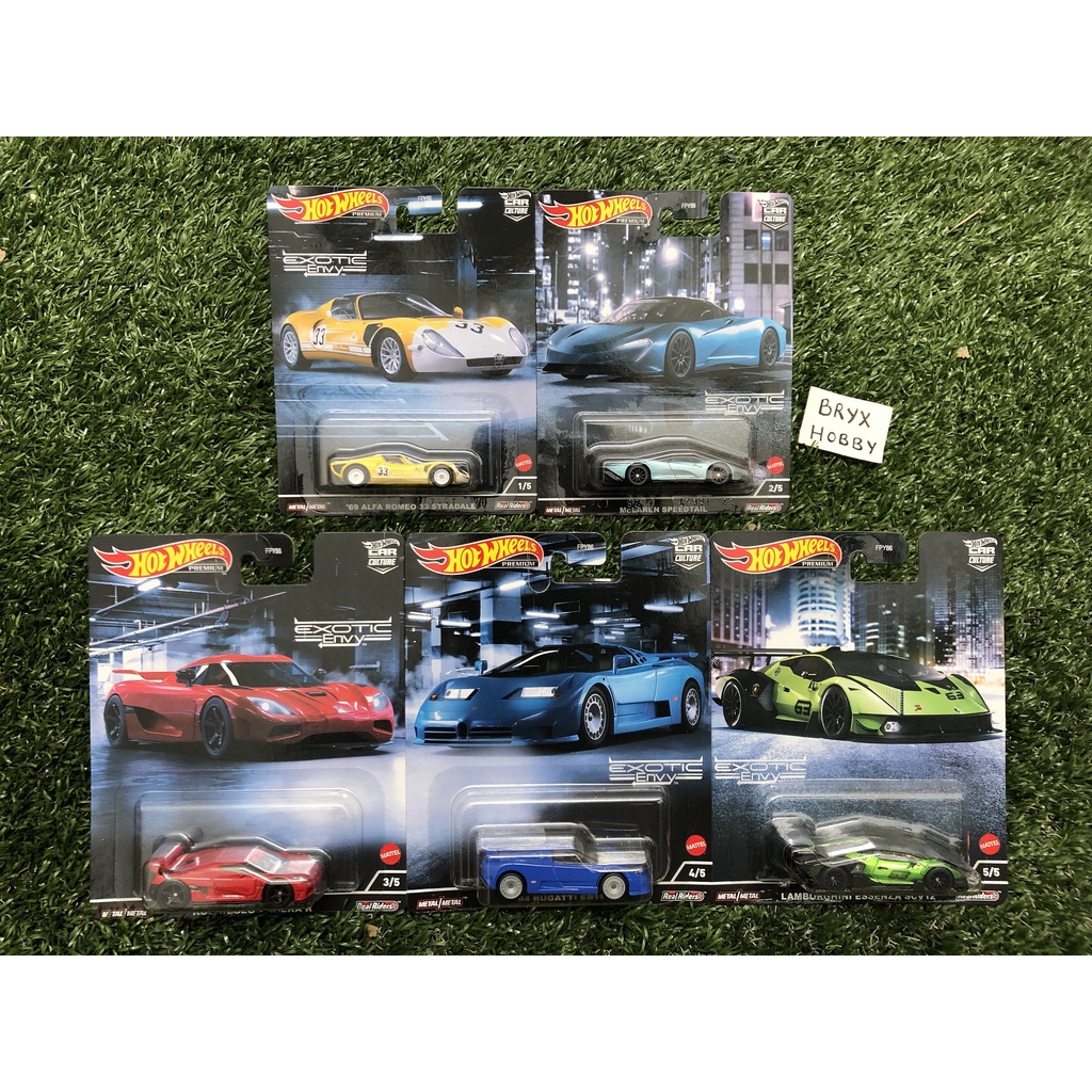 Hot Wheels Premium 2022 outlet Exotic Envy sealed case