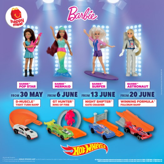 Happy meal mcd barbie hotsell