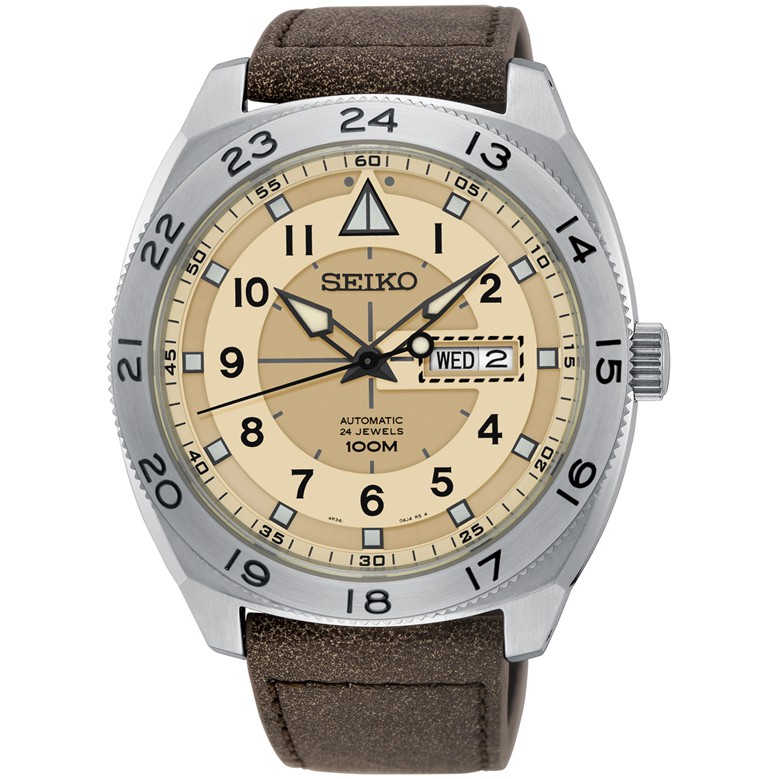 SEIKO SRPC71K1 CRITERIA Men s Day Date LSB Automatic Khaki