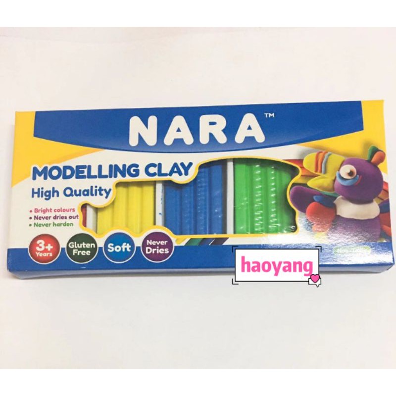 Nara Modelling Clay 5 Color Set(120g) Shopee Malaysia