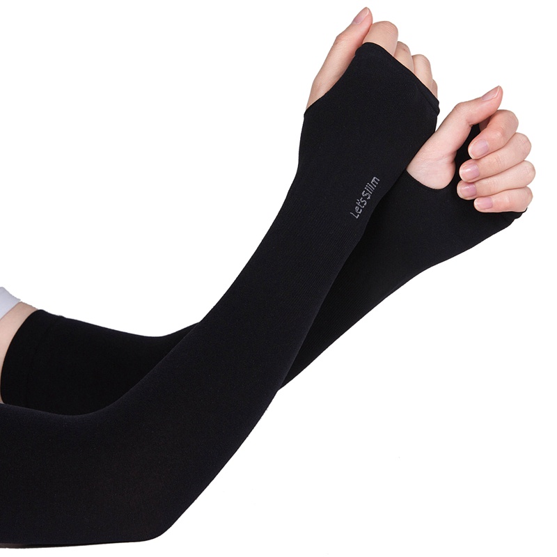 Cycling Arm Sleeve UV Protection Sleeves Ice Silk Hand Sock Sunscreen ...