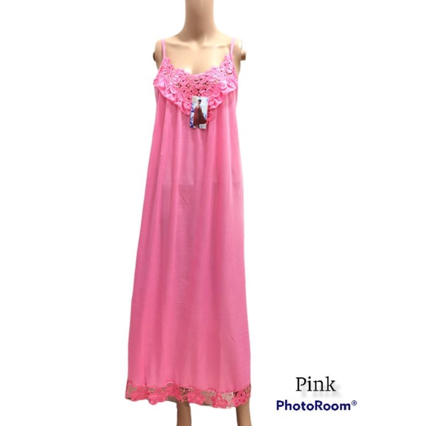 Satin Long Gown Women Satin Dress Long Nightwear Shopee Malaysia 5406