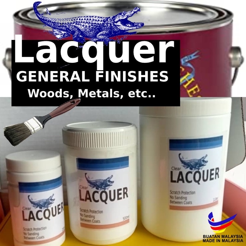 LACQUER : Clear Wood Finish / Clear Gloss 250ml-1000ml | Shopee Malaysia