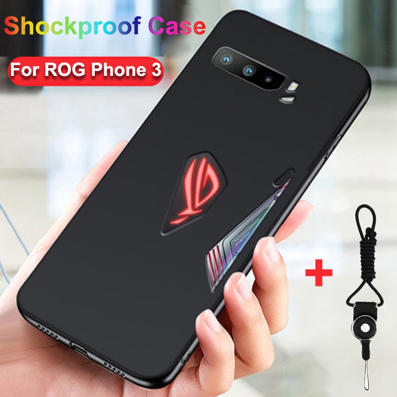 Soft Case For ASUS Rog Phone Shockproof Cross Ultra Thin Design Heat Dissipation Matte Case