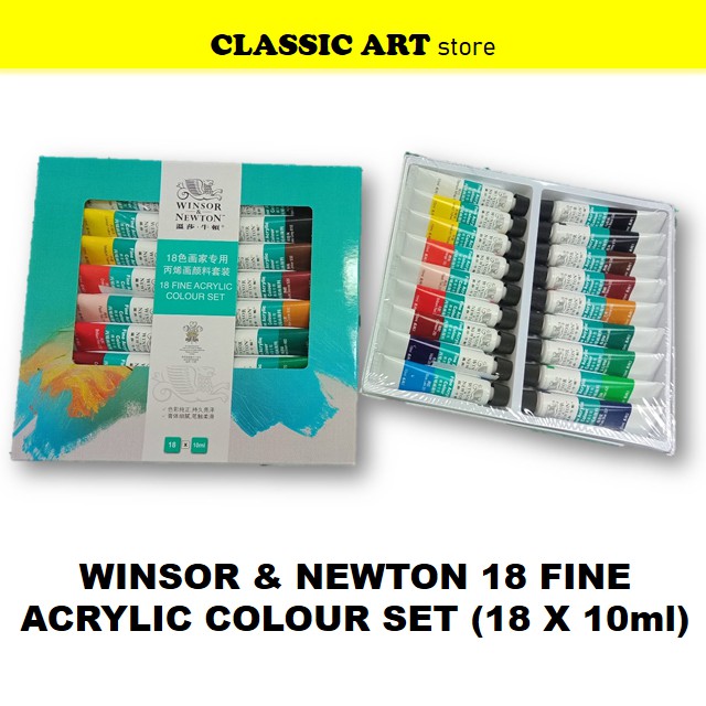 Winsor & Newton 18 Fine Acrylic Colour Set (18 x 10ml) Shopee Malaysia