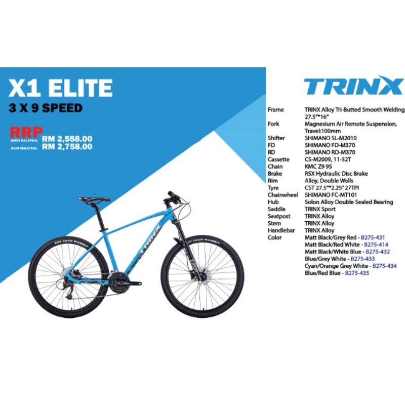 trinx x1 elite 2019