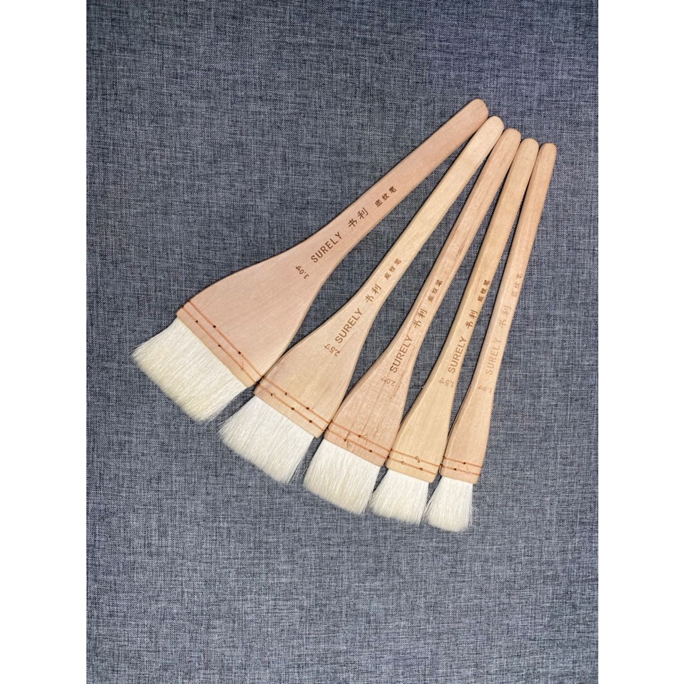 Flat Brushes Paint Brush Artist Painting Brushes Size 1.0 inch to 3.0
