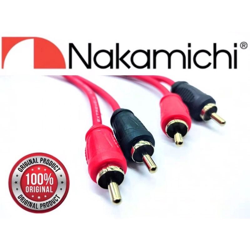 Nakamichi RCA Cable Car Audio System Home Audio Amplifier Braided