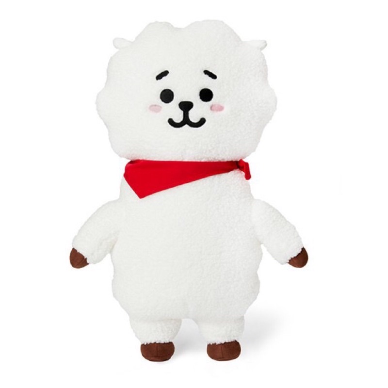 LINE FRIENDS KPOP BT21 Doll 56cm RJ Standing Doll JIN Same Plush Doll ...