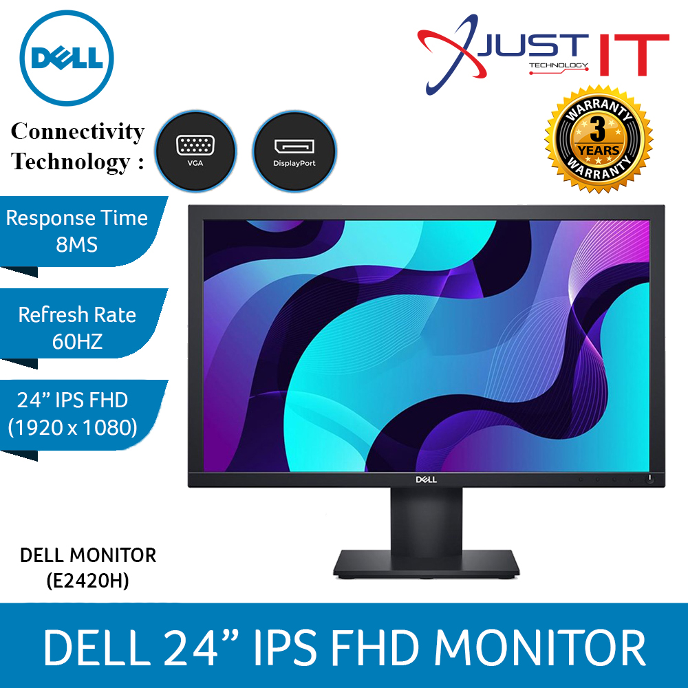 Dell E2420H IPS FHD Monitor (24") | Shopee Malaysia