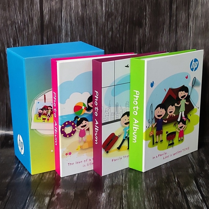 4R Size Photo Album (3 Albums In 1 Box) Creative Simple Holiday Travel ...