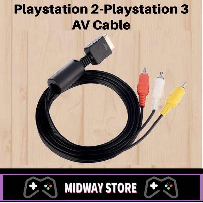PS2 and PS3 AV cable Shopee Malaysia