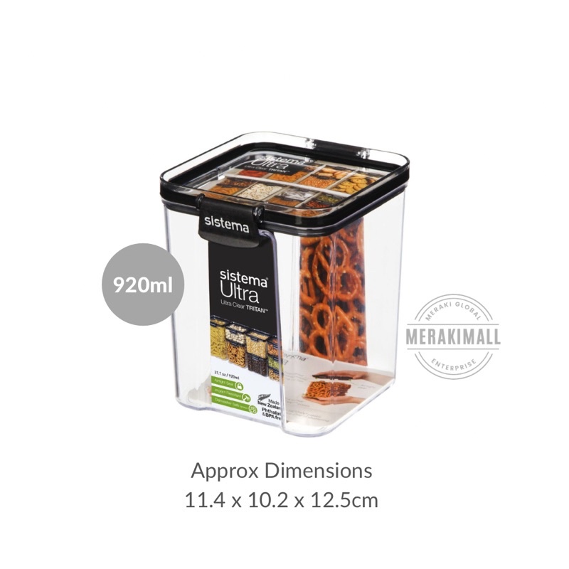 Sistema Ultra Tritan Airtight Pantry and Kitchen Food Storage Container