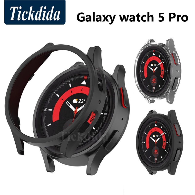 PC Case for Samsung Galaxy Watch 5 Pro 45mm 44mm 40mm Screen Protector