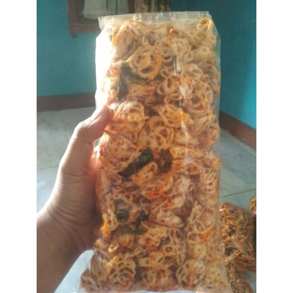 MAWAR Seblak PEDO CRACKERS/SPICY ROSE CRACKERS ORANGE LEAF PACKAGING ...