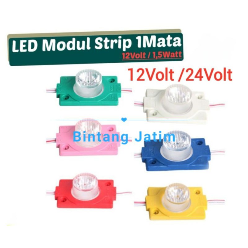 MATA LED LIGHT MODULE 1 EYE 12VOLT and 24VOLT 1.5 WATT WATERPROOF 1 EYE ...