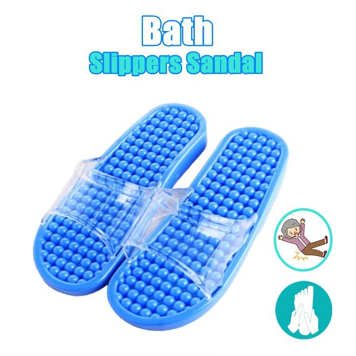HighQuality Water Leaking Anti Slip PVC Bath Slippers Sandal Shopee