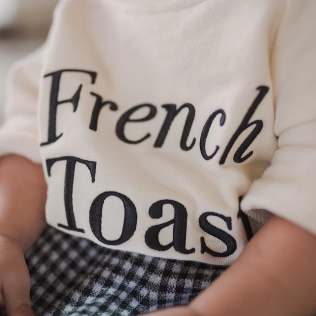 Petit Moi French Toast Jumper (Kids) Shopee Malaysia